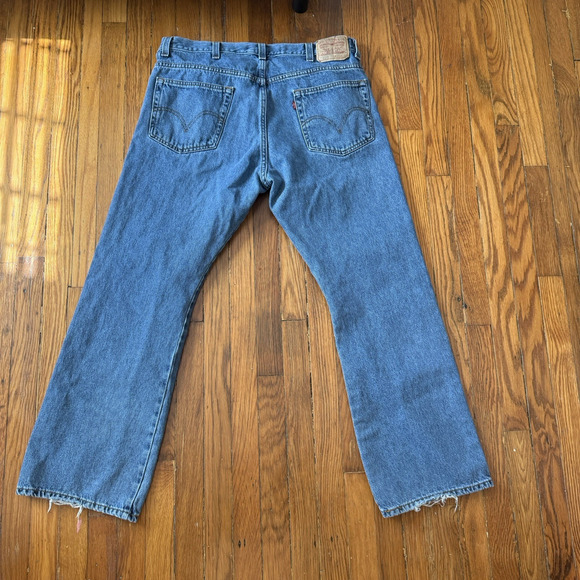 Levi’s 517 Men's Jeans Bootcut Vintage Blue Denim Med Wash Size 40x32 - Picture 4 of 8